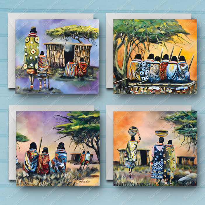 African Cards Set I